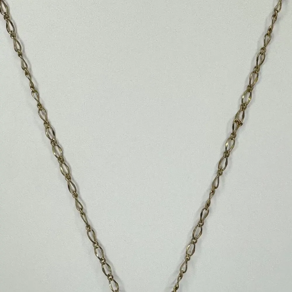 J.Crew Rhinestone Black Bead Pendant Gold Necklace ✨